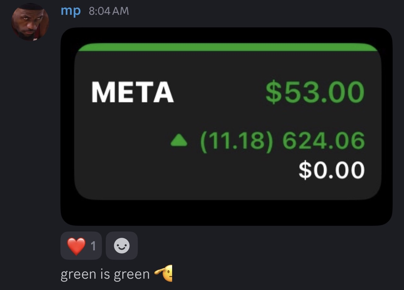 Student trading result 5