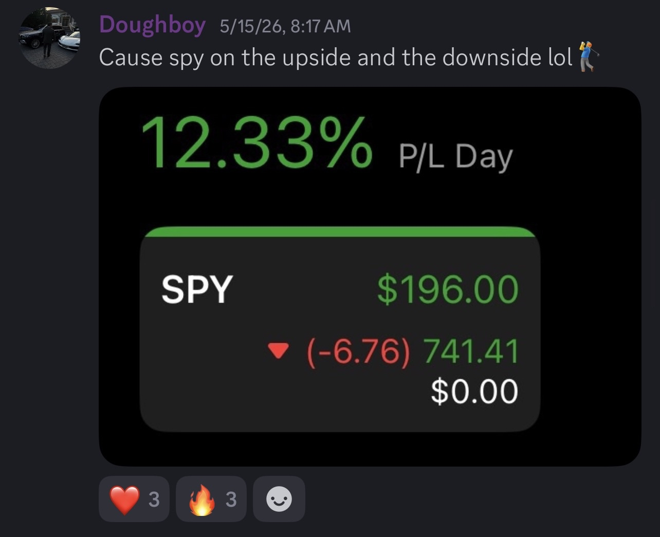 Student trading result 9